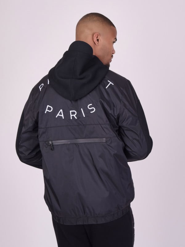 Project X Paris Veste à Capuche Bi-matière Matelassage Rond