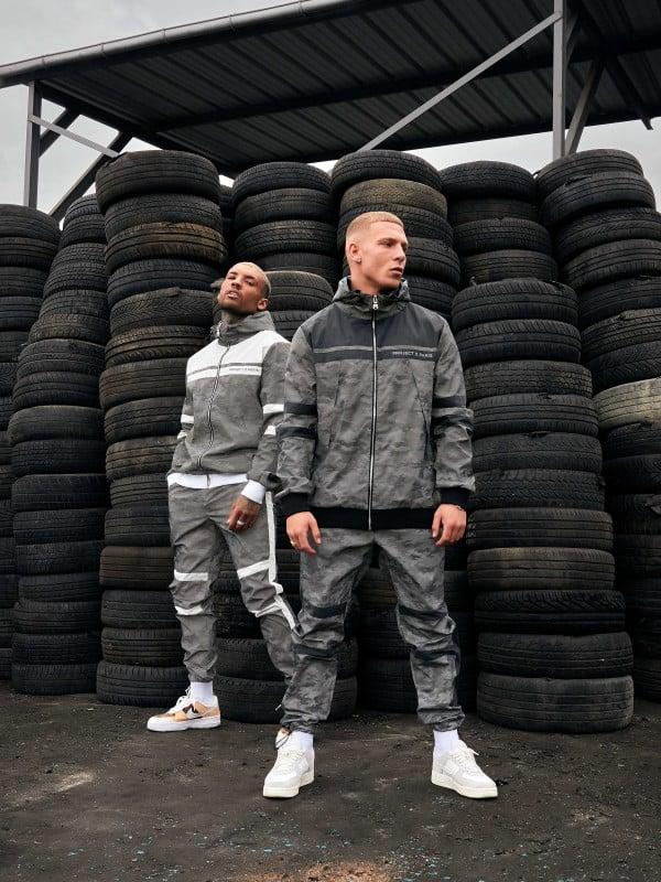 Project X Paris Veste à Capuche Bi-matière Réfléchissante Avec Motif Camouflage "CAMO REFLECT"