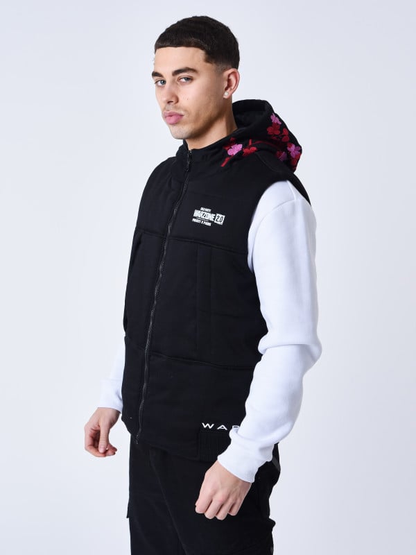 Project X Paris Veste à Capuche Sans Manches Call Of Duty Broderie Sakura