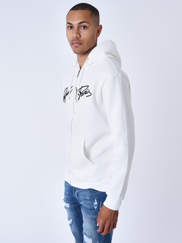 Project X Paris Veste A Capuche Zippé à Broderie Origin