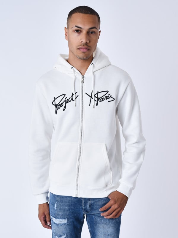 project x paris Veste a capuche zippé à broderie Origin
