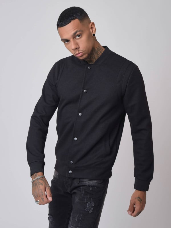 Project X Paris Veste Basic Col Teddy Relief Emmanchure