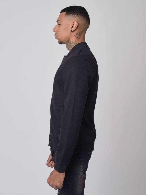 Project X Paris Veste Basic Col Teddy Relief Emmanchure