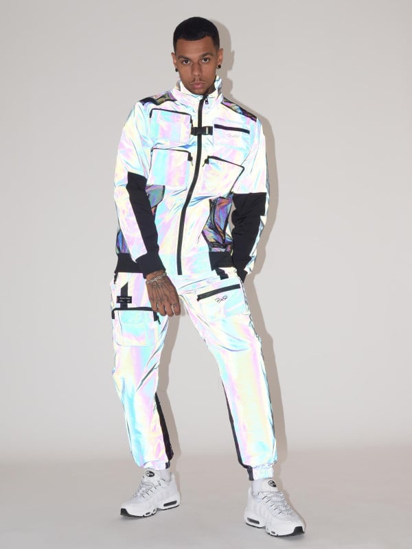 Project X Paris Veste Col Montant Empiècement Plastique