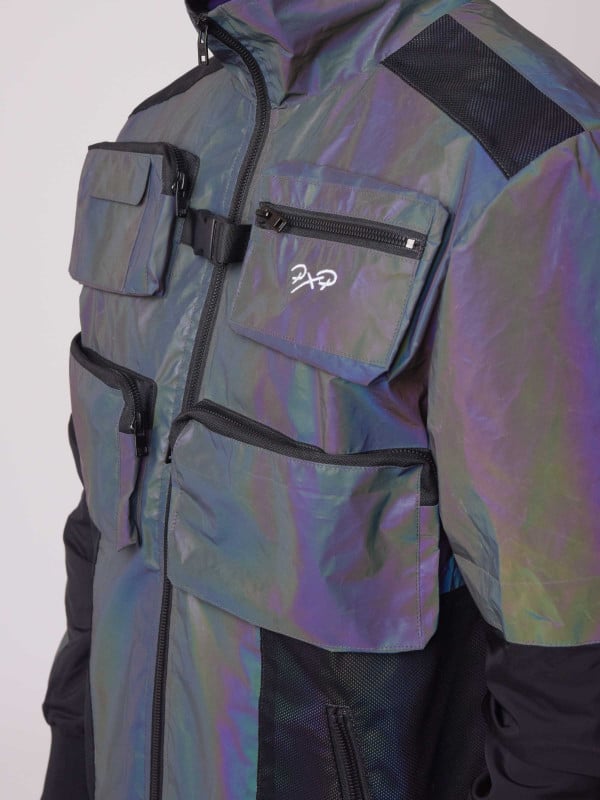 Project X Paris Veste Col Montant Empiècement Plastique