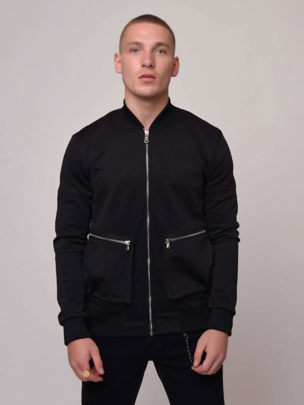 Project X Paris Veste Col Teddy Avec Maxi Poche Zippée