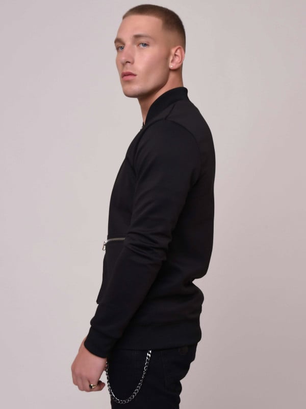 Project X Paris Veste Col Teddy Avec Maxi Poche Zippée