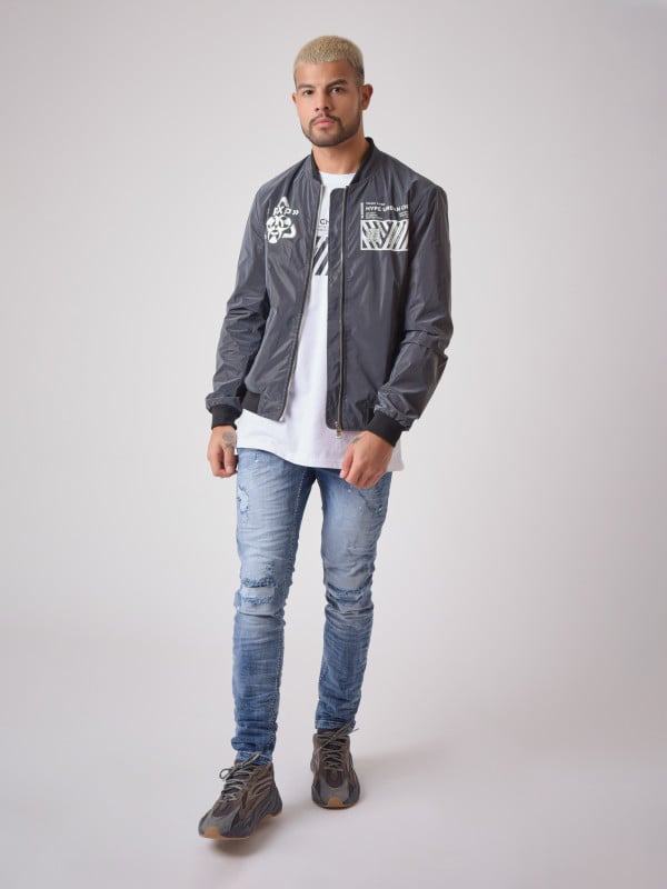 Project X Paris Veste Col Teddy Graphisme " Baba Collab"