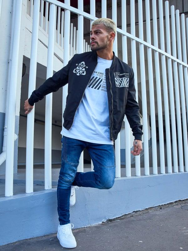 Project X Paris Veste Col Teddy Graphisme " Baba Collab"