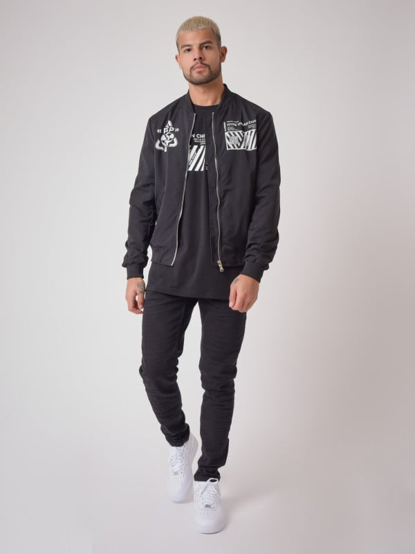 Project X Paris Veste Col Teddy Graphisme " Baba Collab"