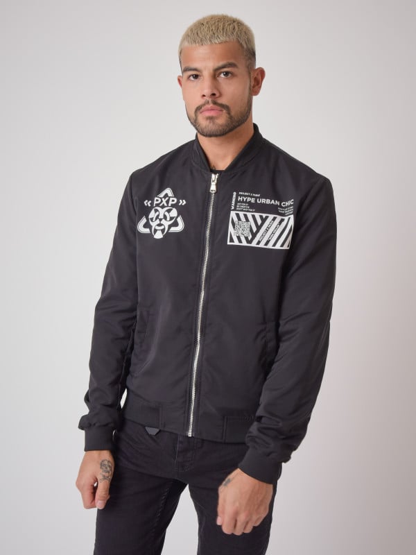 Project X Paris Veste Col Teddy Graphisme " Baba Collab"