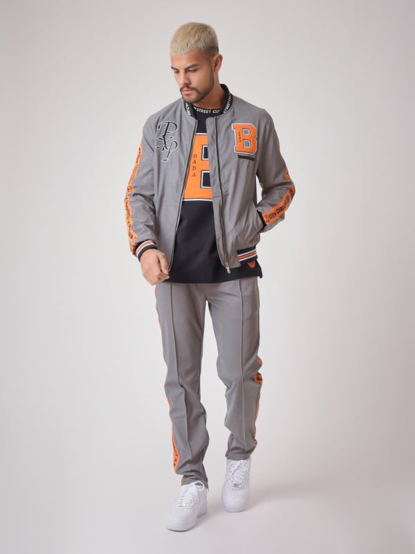 Project X Paris Veste Col Teddy Style Baseball " Baba Collab"