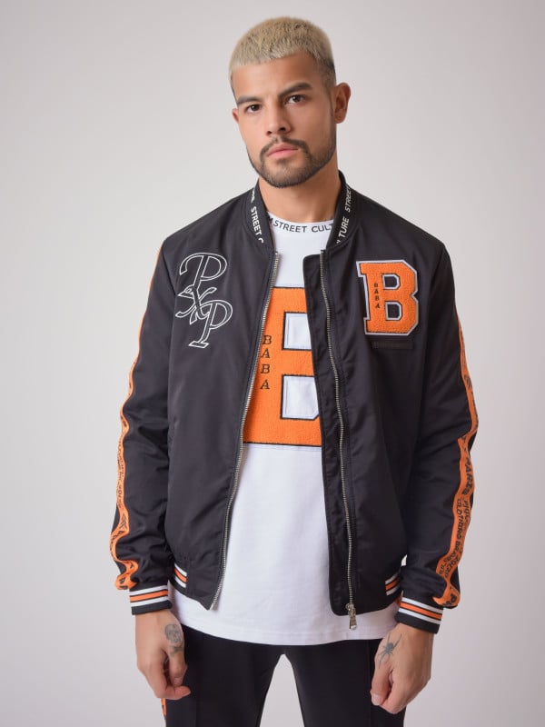 project x paris Veste col teddy Style baseball " Baba Collab"