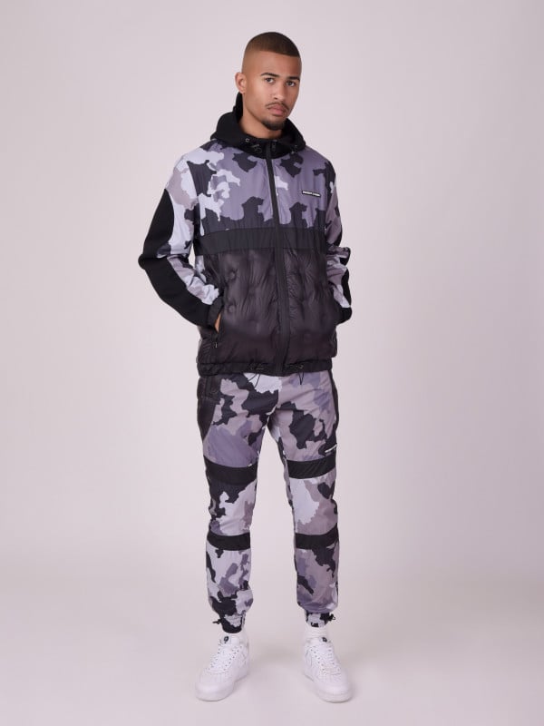 Project X Paris Veste Imprimé Camouflage Matelassage Rond