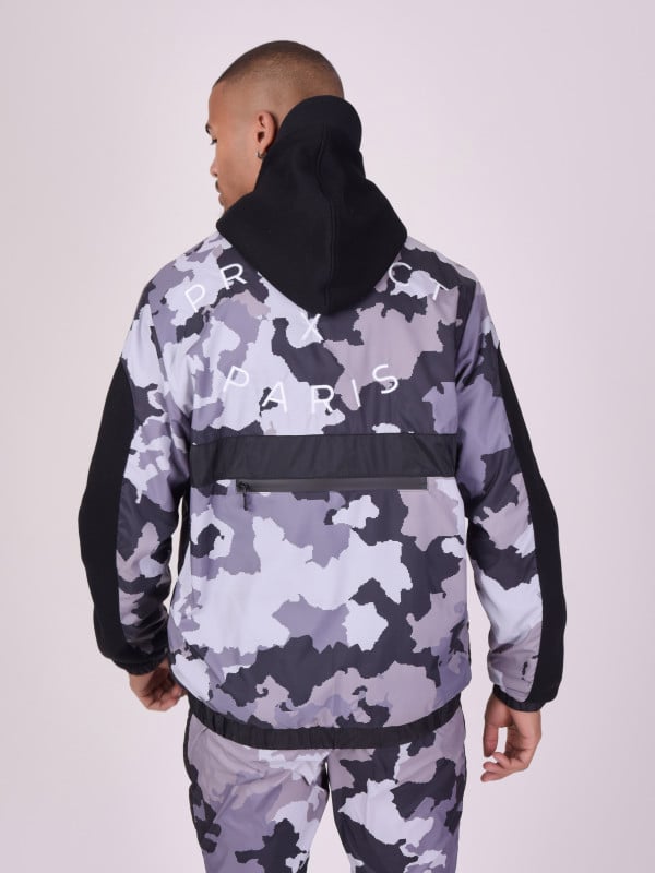 Project X Paris Veste Imprimé Camouflage Matelassage Rond