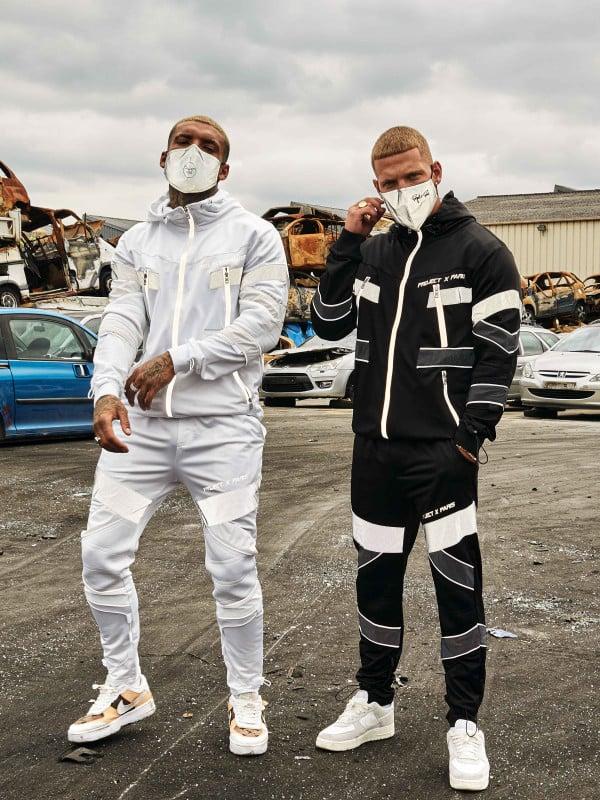 Project X Paris Veste Mi-longue Style Biker Réfléchissant