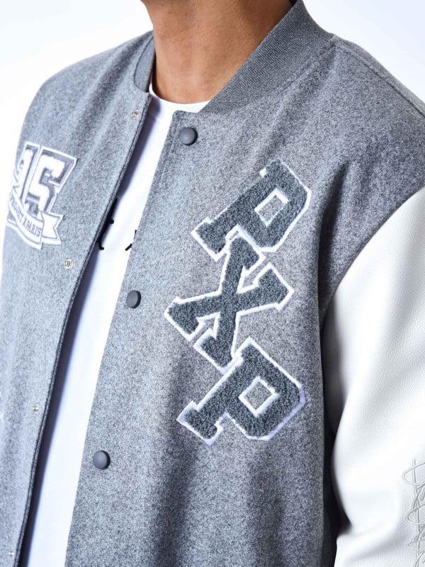 Project X Paris Veste Oversize Style Universitaire Avec écusson Brodés