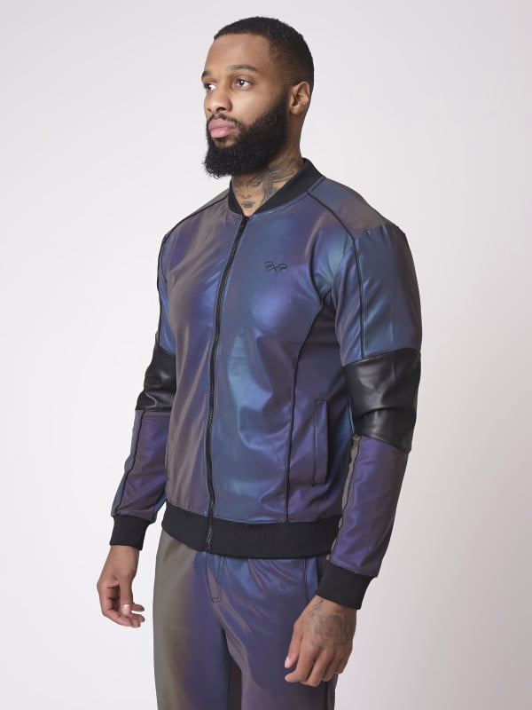 Project X Paris Veste Style Bomber Empiècement Reflect