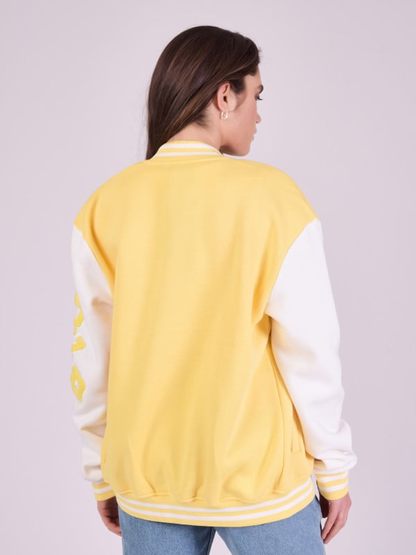 Project X Paris Veste Teddy Style Universitaire Avec Logo
