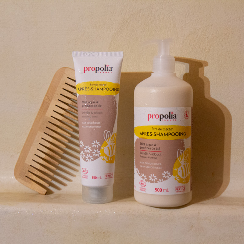 Propolia Après-shampoing Certifié Bio Miel Argan & Protéines De Blé