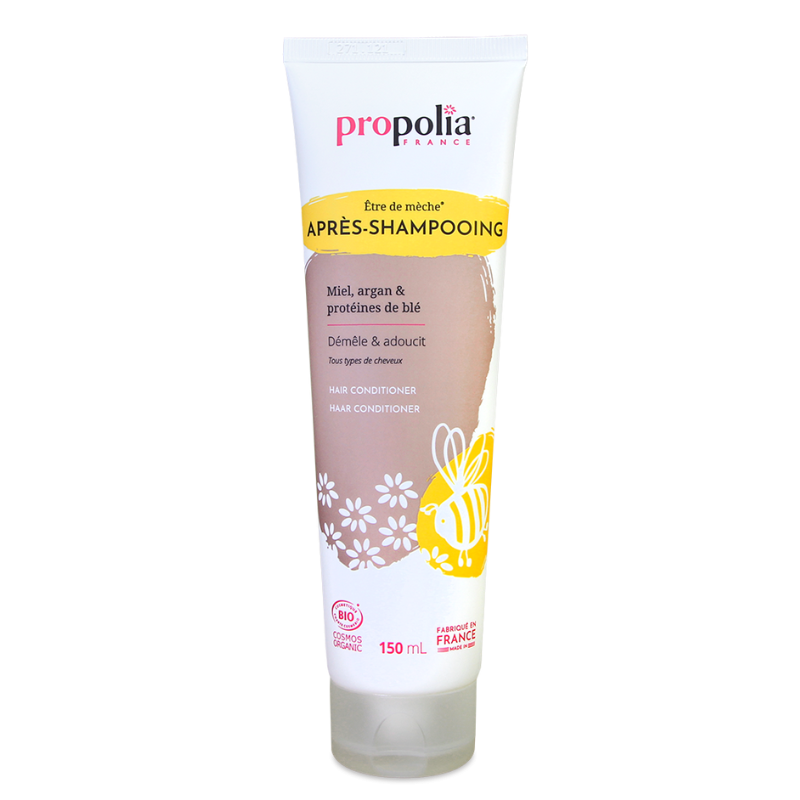 propolia Après-shampoing certifié Bio Miel Argan & Protéines de blé