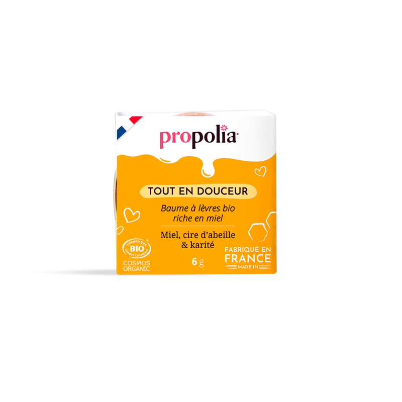 Propolia Baume à Lèvres Riche En Miel Certifié Cosmos Organic
