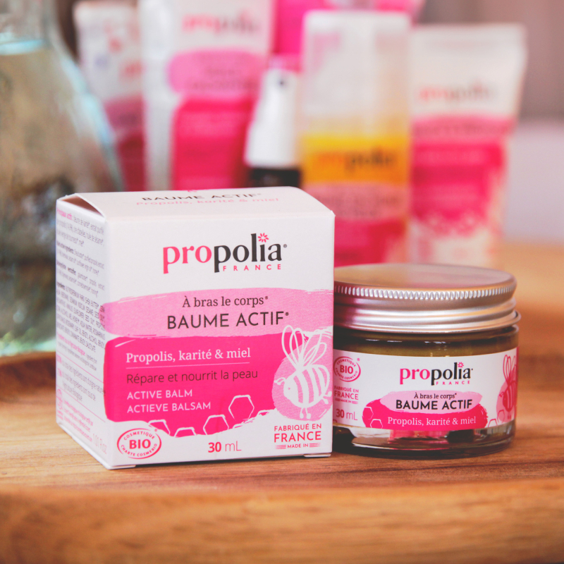 Propolia Baume Actif® Certifié Bio Propolis Karité & Miel