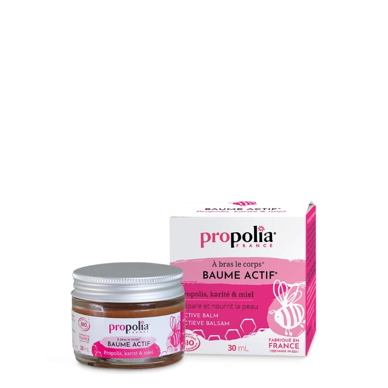 propolia Baume Actif® certifié Bio Propolis Karité & Miel