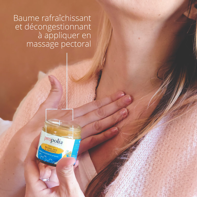 Propolia Baume Des 4 Saisons® Certifié Bio Propolis Lavandin & Romarin