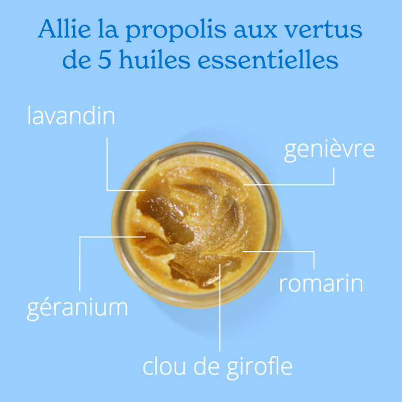Propolia Baume Des 4 Saisons® Certifié Bio Propolis Lavandin & Romarin