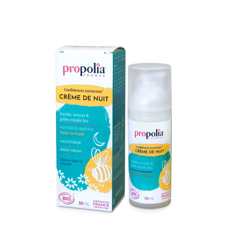 propolia Crème de nuit certifiée Bio - Peaux Normales propolia Crème de nuit certifiée Bio - Peaux Normales