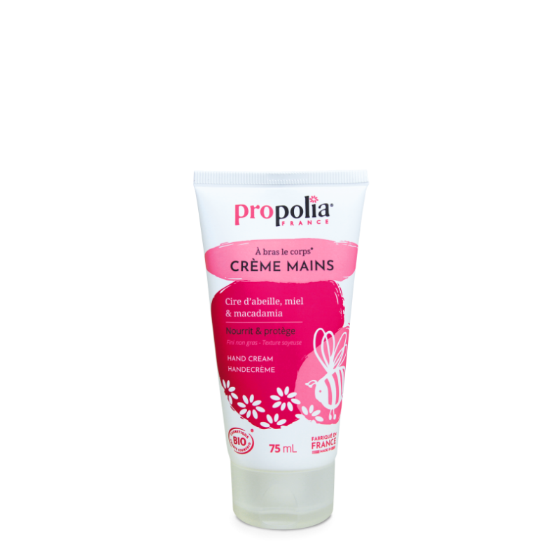 propolia Crème mains certifiée Bio Cire d'abeille Miel & Macadamia propolia Crème mains certifiée Bio Cire d'abeille Miel & Macadamia