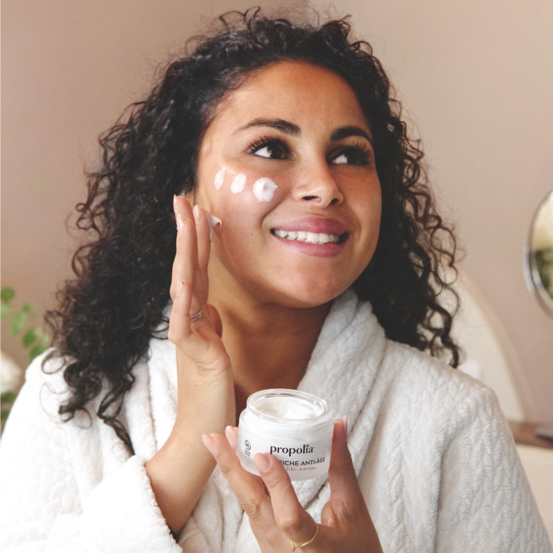 Propolia Crème Riche Anti-âge Certifiée Bio - Pollen & Acide Hyaluronique