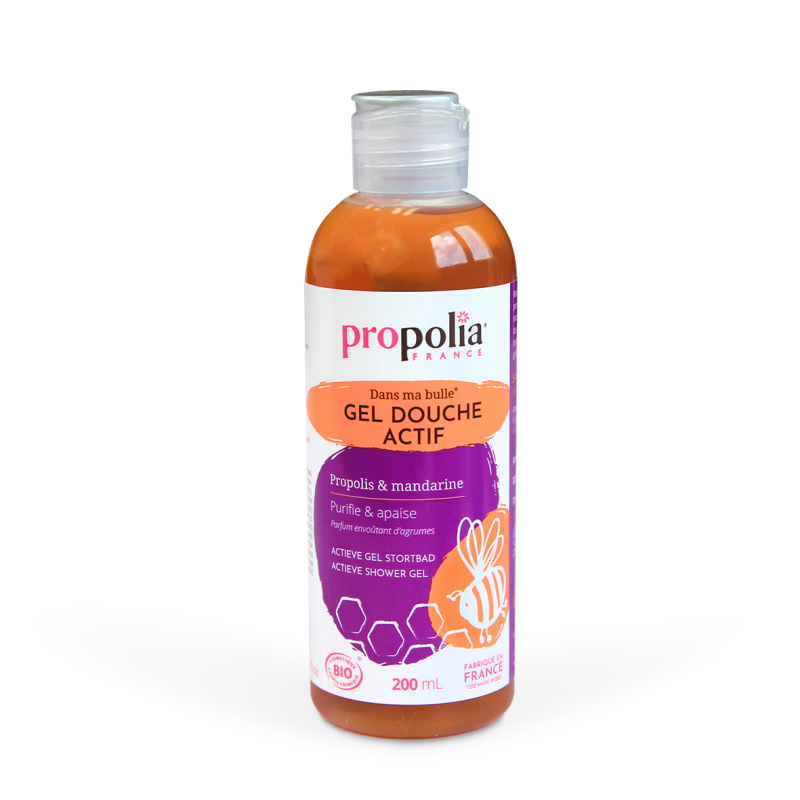 propolia Gel douche actif certifié Bio Propolis & Mandarine