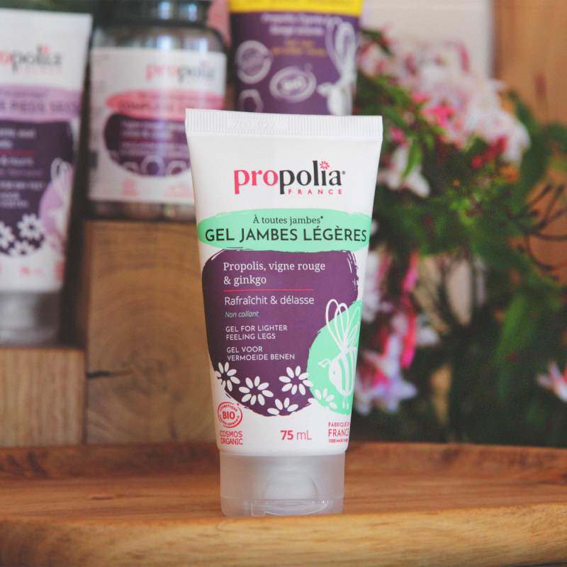Propolia Gel Jambes Légères Certifié Bio Propolis Vigne Rouge & Ginkgo