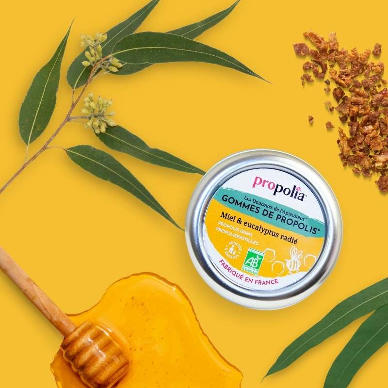Propolia Gommes De Propolis Miel & Eucalyptus Radié Bio