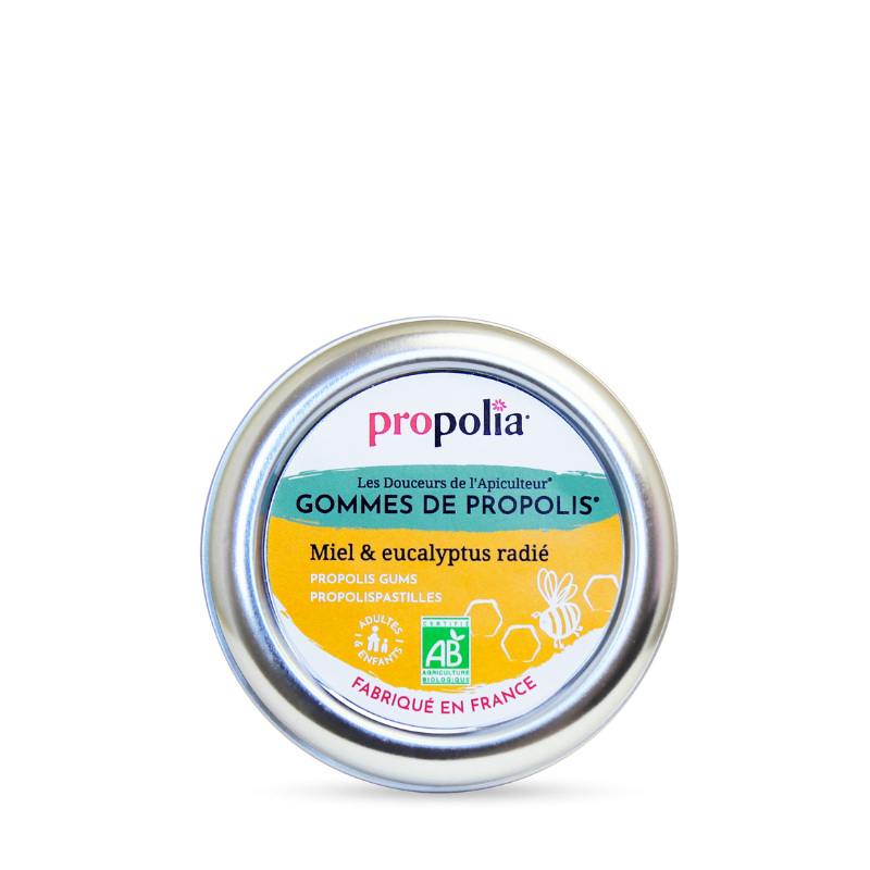 propolia Gommes de Propolis Miel & Eucalyptus Radié Bio
