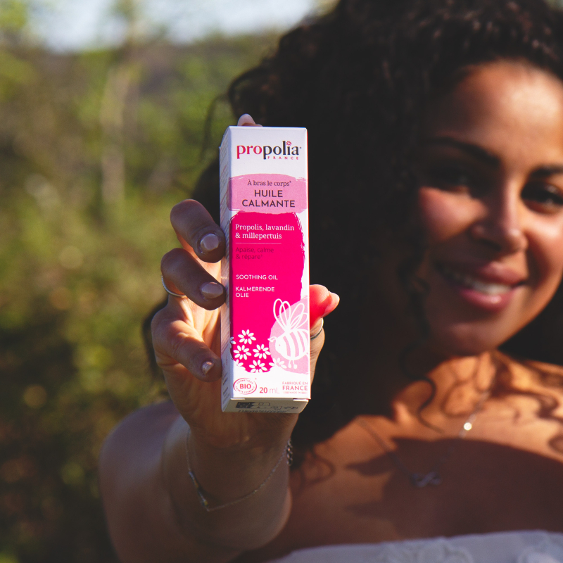Propolia Huile Calmante Certifiée Bio Propolis Lavandin & Millepertuis