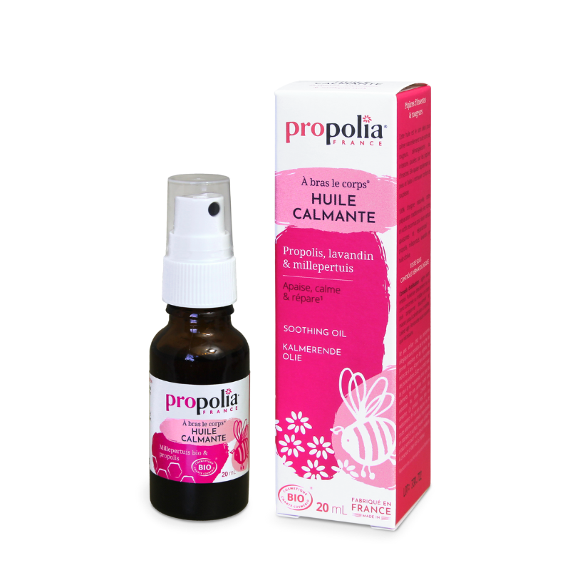 propolia Huile calmante certifiée Bio Propolis Lavandin & Millepertuis