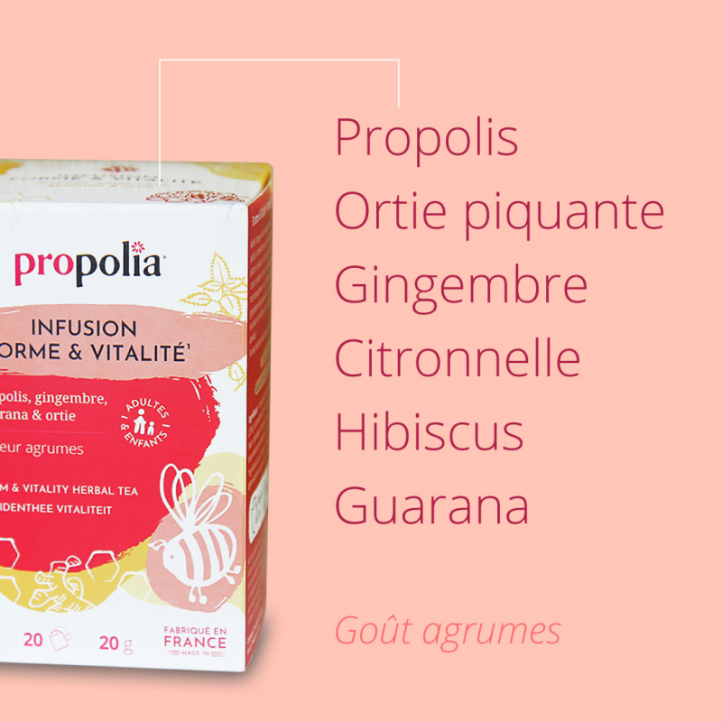 Propolia Infusion Forme & Vitalité Bio Propolis & Plantes