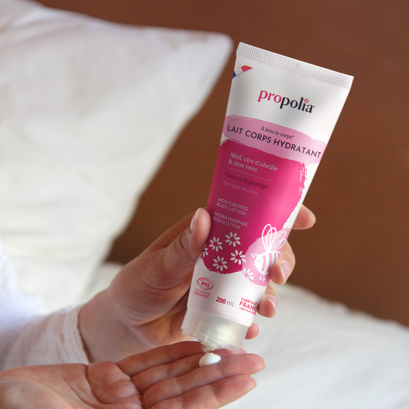 Propolia Lait Corps Hydratant - Miel Cire D’abeille & Aloe Vera