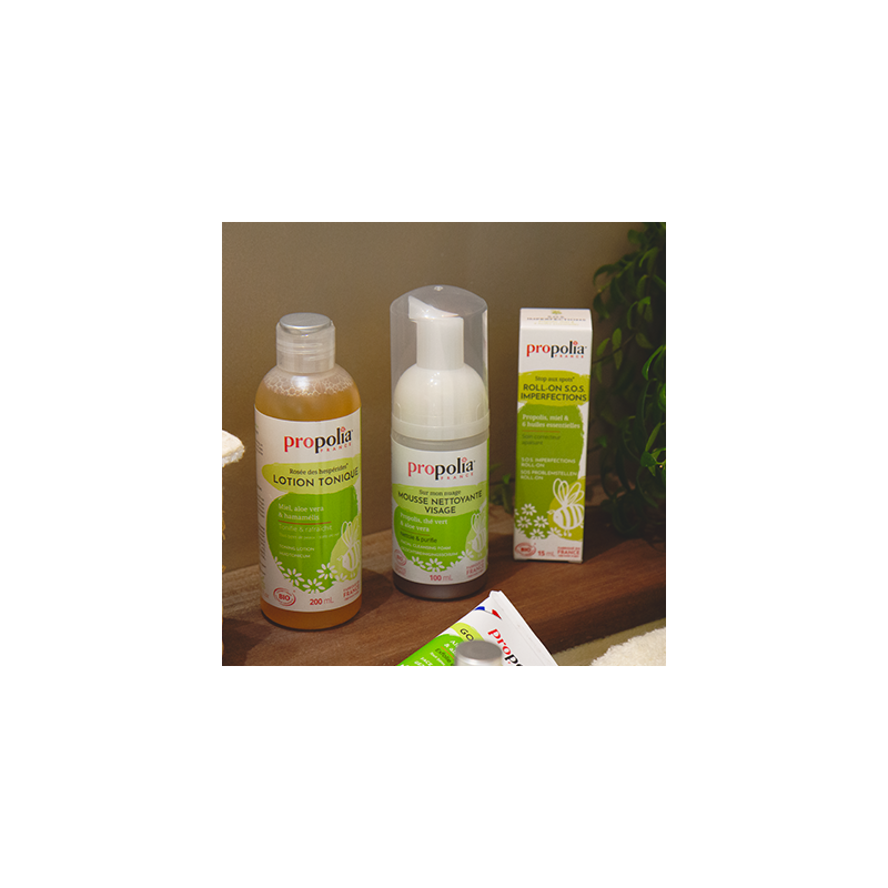 Propolia Lotion Tonique Certifiée Bio Miel Aloe Vera & Hamamélis
