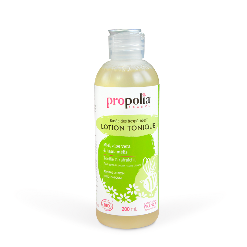 propolia Lotion tonique certifiée Bio Miel Aloe vera & Hamamélis