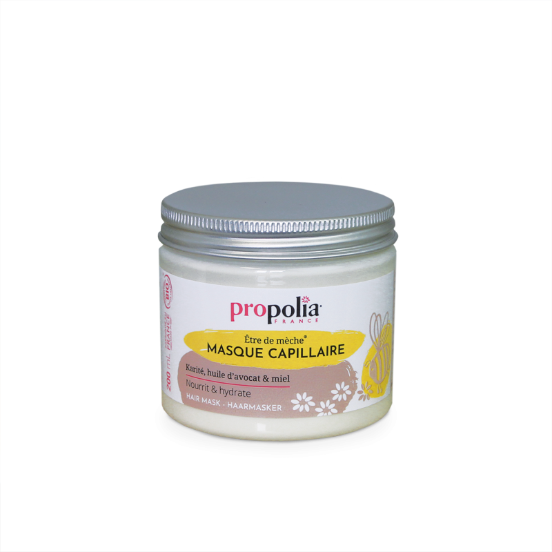 propolia Masque cheveux certifié Bio Karité Miel & Huile d'avocat