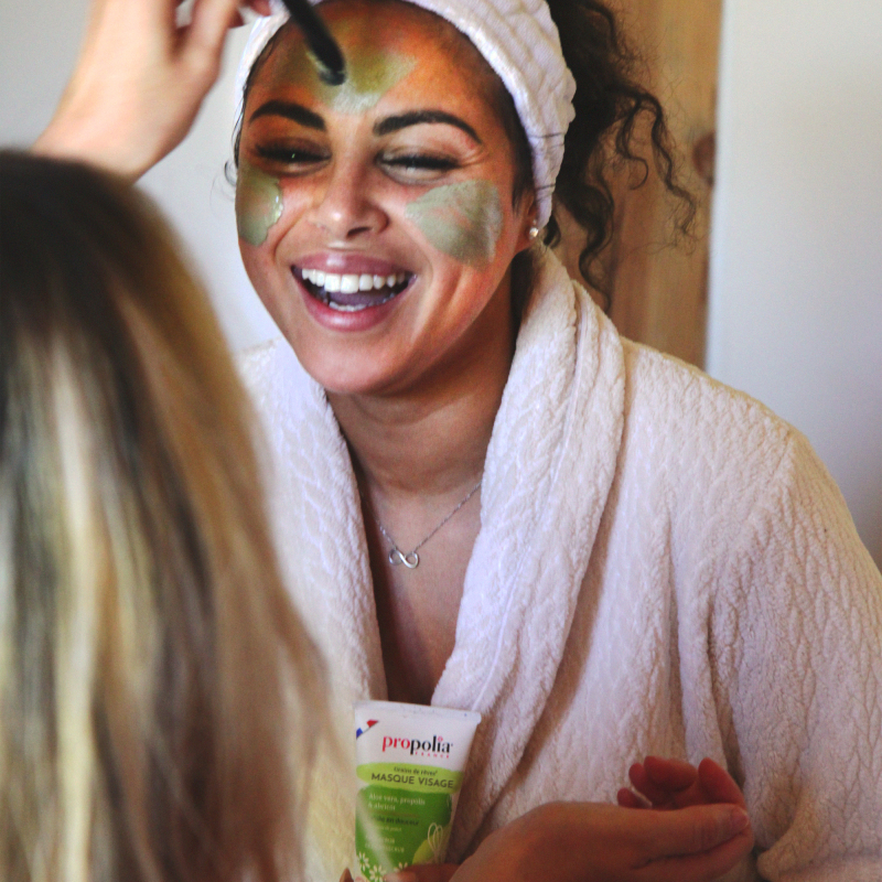 Propolia Masque Visage Certifié Bio Propolis Miel Kaolin & Illite