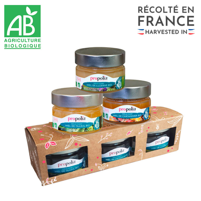Propolia Coffret 3 Miels BIO