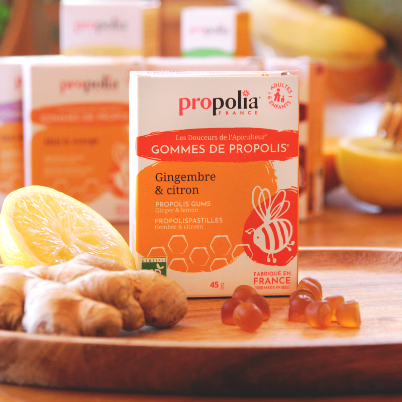 Propolia Gommes De Propolis Gingembre & Citron Bio