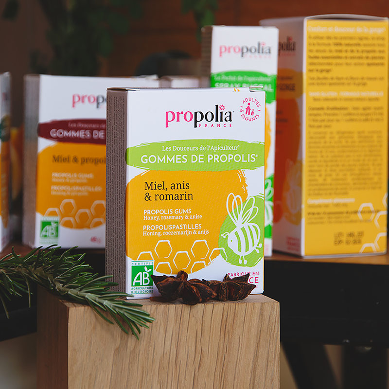 Propolia Gommes De Propolis Miel & Anis Bio