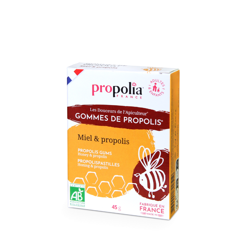 propolia Gommes de Propolis Miel Bio