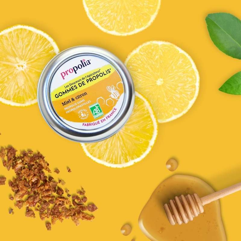 Propolia Gommes De Propolis Miel & Citron Bio